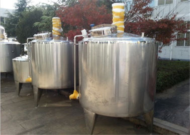 El tanque de enfriamiento de la calefacción de la planta de tratamiento del helado/los tanques de acero inoxidables de la categoría alimenticia
