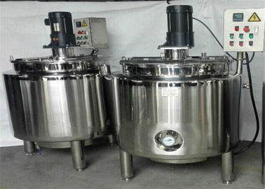 los tanques de almacenamiento del jugo de la capacidad de 100L 8000L que mezclan el buque de mezcla de la cuba con el mezclador