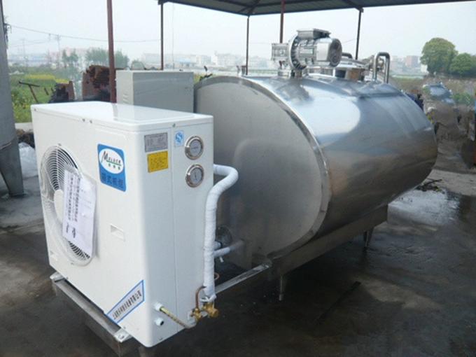 Los tanques de acero inoxidables sanitarios, tipo vertical horizontal KQ1000 del tanque del refrigerador de la leche