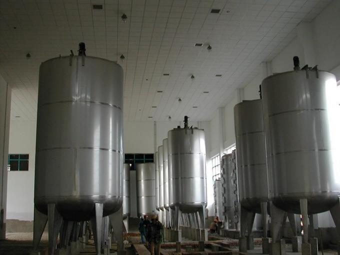 Buque 6000L de la fermentación del acero inoxidable 316 para la cadena de producción de leche