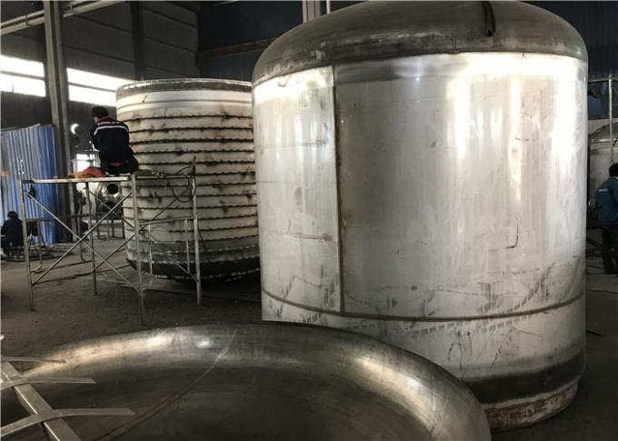 Depósitos de fermentación del acero inoxidable del tanque de almacenamiento de la química que calientan los tanques