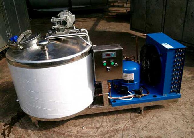 Resistencia a la corrosión del tanque 1000L del enfriamiento de la leche del acero inoxidable con la caja de control