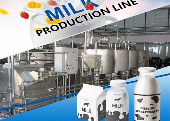 Equipo de la pasterización instantánea, cadena de producción automática completa de leche de UHT