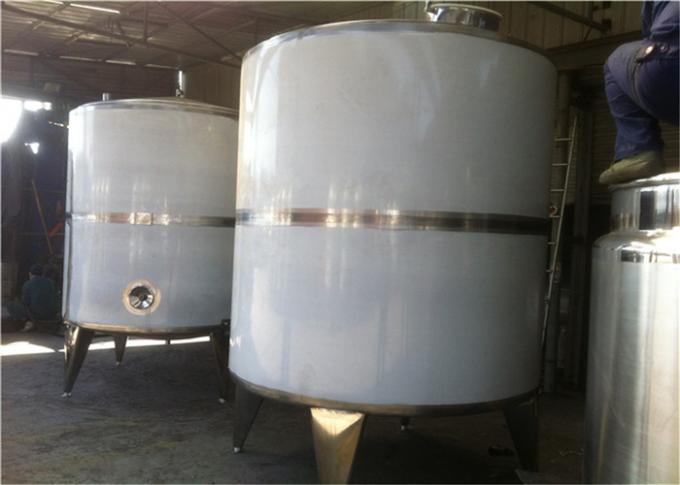 El tanque de mezcla líquido de la categoría alimenticia/depósito de fermentación del yogur con la pared doble de un sólo recinto