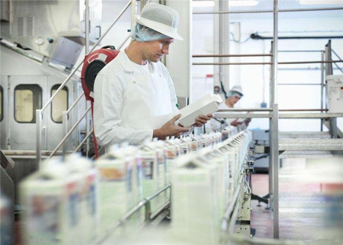 Cadena de producción comercial del yogur para el certificado sembrado bacteriano del CE del cultivo
