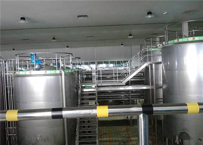 Los tanques de acero inoxidables sanitarios comerciales, equipo de fabricación del yogur