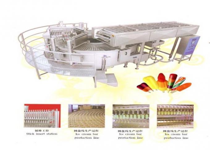 La cadena de producción automática completa del helado equipo fácil actúa aprobado por la FDA
