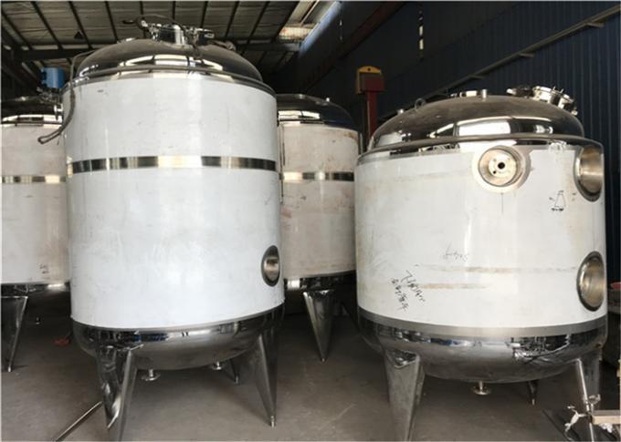 Depósitos de fermentación del acero inoxidable del tanque de almacenamiento de la química que calientan los tanques