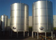 Los tanques de almacenamiento de mezcla vestidos del agua del acero inoxidable del tanque de la sola pared doble