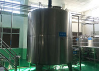 Tipo vestido líquido limpio fácil de los tanques de almacenamiento del acero inoxidable para la producción de leche