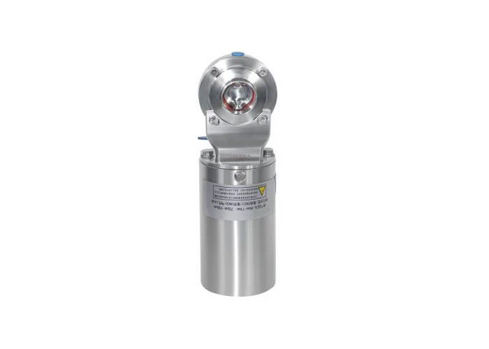 Stainless Steel Pneumatic Operated Butterfly Valve With Horizontal Type