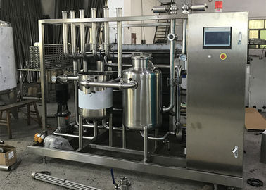 China Máquina líquida de la leche de UHT del jugo, tipo semi automático equipo de la placa del esterilizador fábrica