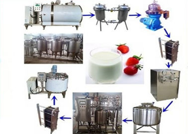 China Equipo del tratamiento de la leche de UHT, línea pasterizada 500L1000L 2000L del tratamiento de la leche fábrica
