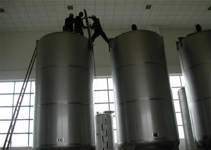 304 316 depósitos de fermentación del acero inoxidable/calentaron el tanque de mezcla ISO aprobado