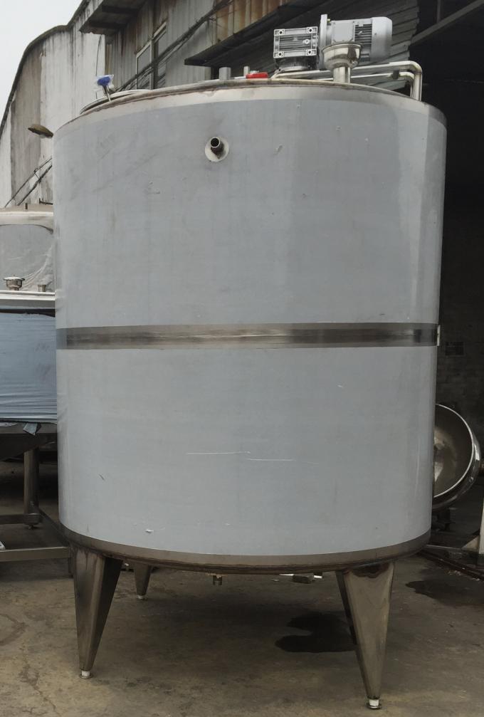 Depósito de fermentación de la cerveza del acero inoxidable, reacción de emulsión de la calefacción del acero inoxidable del tanque