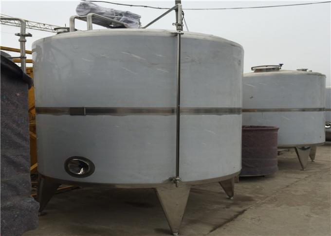 Los tanques de almacenamiento de mezcla vestidos del agua del acero inoxidable del tanque de la sola pared doble