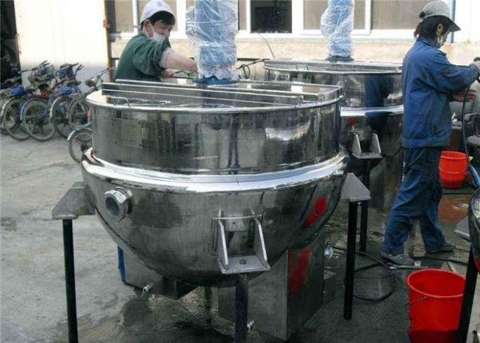 Caldera vestida del vapor industrial/caldera del atasco para hacer la goma del atasco de la salsa