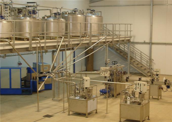 Cadena de producción automática de leche planta de tratamiento 3000L 5000L de la leche de la lechería del UHT